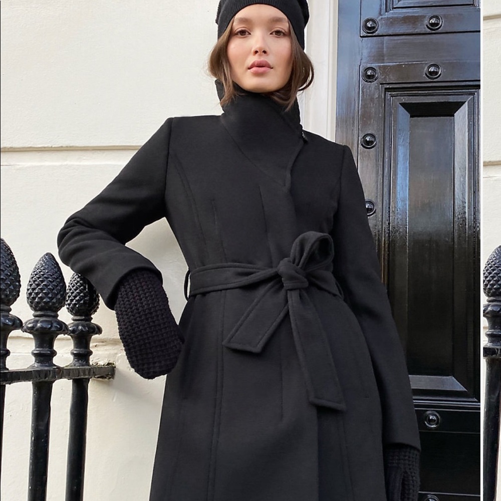 Aritzia Wilfred Connor Coat in Black XS